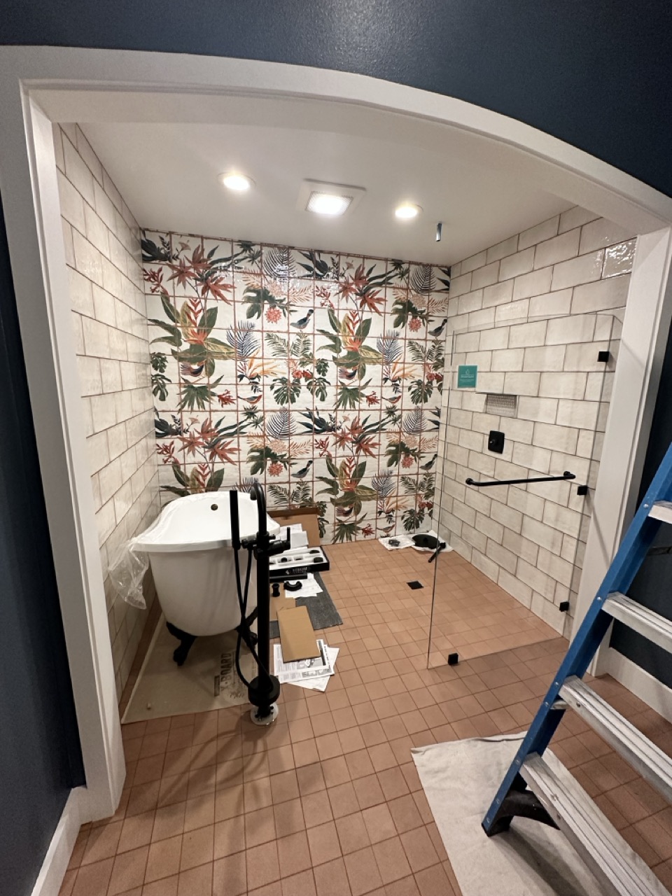 Bathroom remodeling and renovation project