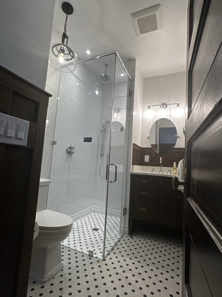 Bathroom remodeling and renovation project