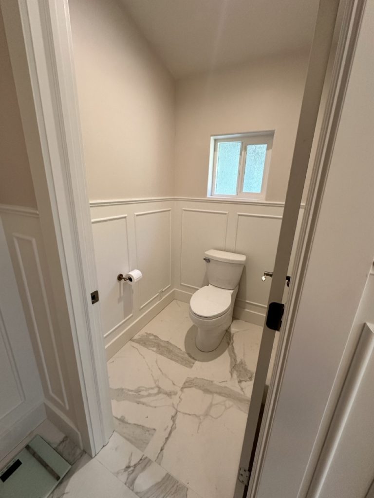 Bathroom remodeling and renovation project