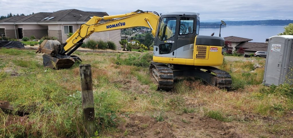 Residential construction project in progress