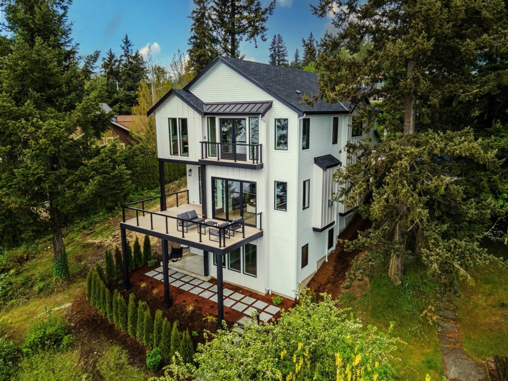 General contractor completing residential construction project